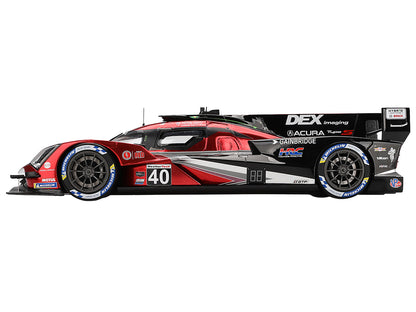 Acura ARX-06 GTP #40 Louis Deletraz - Colton Herta - Jordan Taylor "Wayne Taylor Racing with Andretti" Winner "12 Hours of Sebring" (2024) 1/18 Model Car by Top Speed-DiecastModeler.com