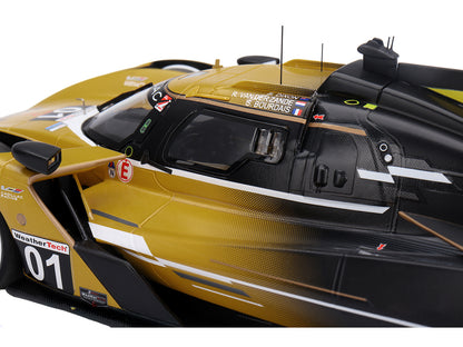 Cadillac V-Series.R #01 Sebastien Bourdais - Scott Dixon - Renger van der Zande "Cadillac Racing" 2nd Place "12 Hours of Sebring" (2024) 1/18 Model Car by Top Speed