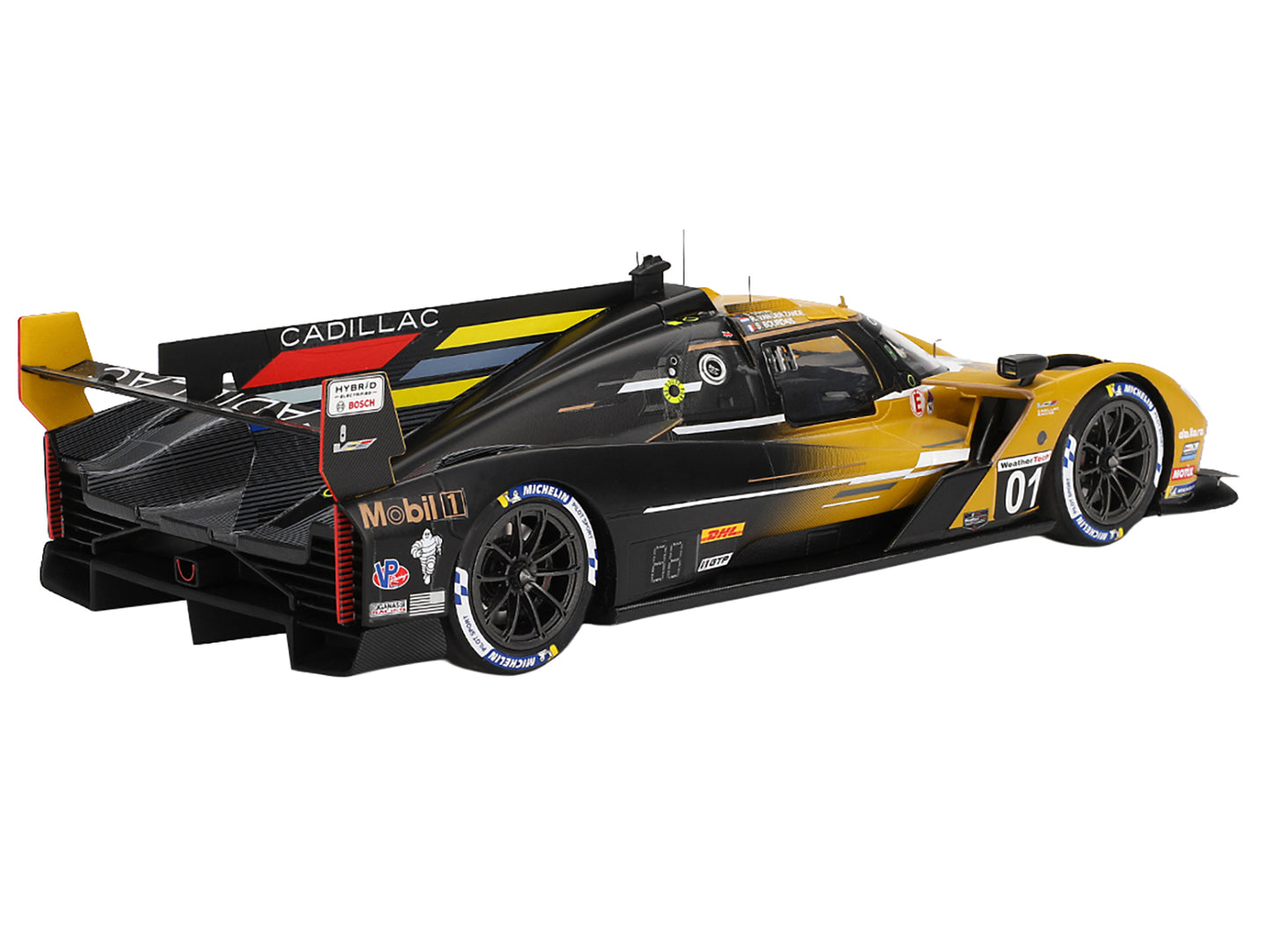 Cadillac V-Series.R #01 Sebastien Bourdais - Scott Dixon - Renger van der Zande "Cadillac Racing" 2nd Place "12 Hours of Sebring" (2024) 1/18 Model Car by Top Speed