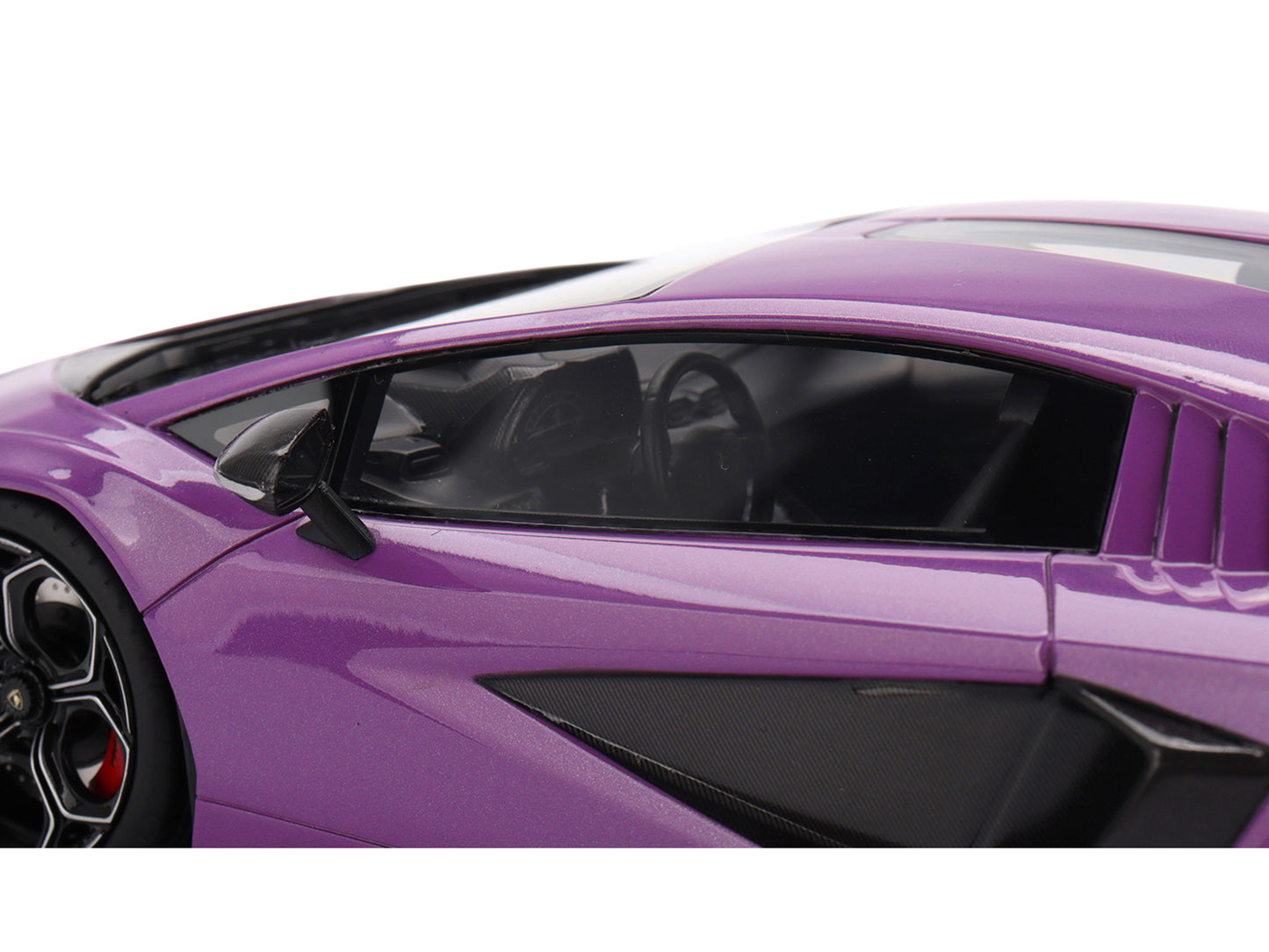 Lamborghini Countach LPI 800-4 Viola 30th Purple Metallic 1/18 Model Car by Top Speed