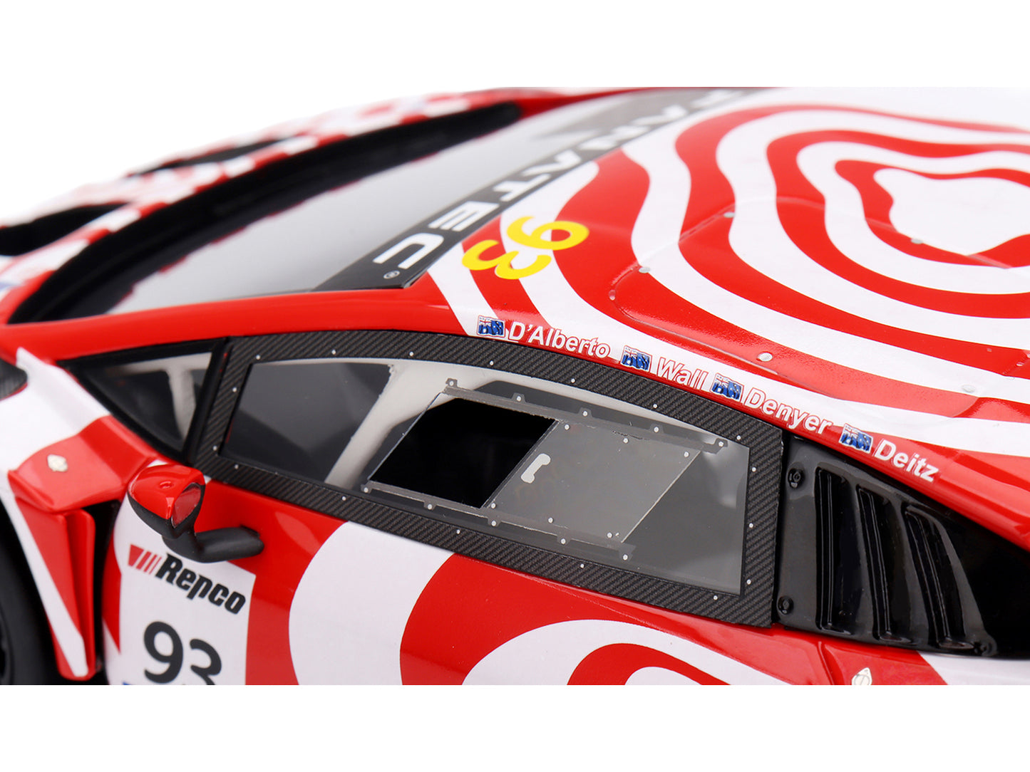 Lamborghini Huracan GT3 EVO2 #93 Tony D'Alberto - Adrian Deitz - Grant Denyer - David Wall "Wall Racing" "Bathurst 12 Hour" (2024) 1/18 Model Car by Top Speed