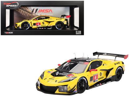 Chevrolet Corvette Z06 GT3.R #4 Nicky Catsburg - Tommy Milner - Nicolas Varrone "Corvette Racing by Pratt Miller Motorsports" "24 Hours of Daytona" (2025) 1/18 Model Car by Top Speed