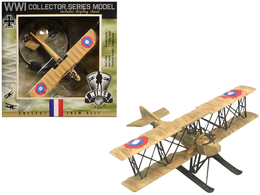 SPAD SA 4 Aircraft with Ski Gear "French Air Force" 1/72 Model Airplane by Wings of the Great War-DiecastModeler.com