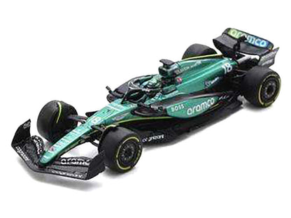 Aston Martin AMR24 #18 Lance Stroll Formula One F1 "Saudi Arabian GP" (2024) 1/64 Diecast Model Car by Spark