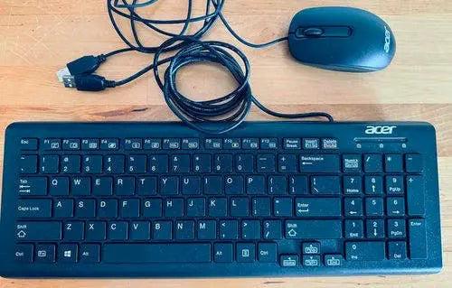 ACER USB keyboard and mouse - used-DiecastModeler.com