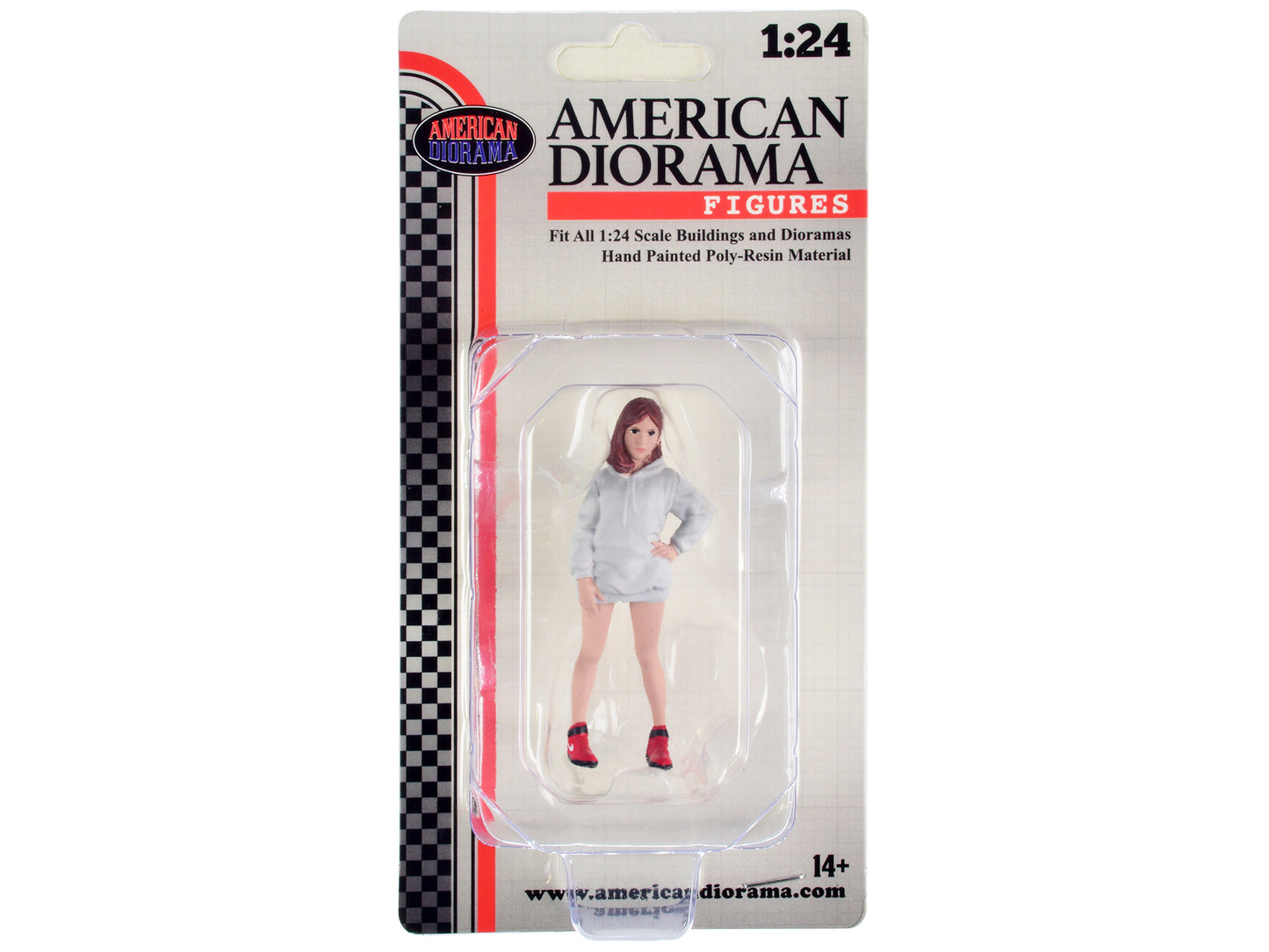 "Hip Hop Girls" Figure 2 for 1/24 Scale Models by American Diorama-DiecastModeler.com