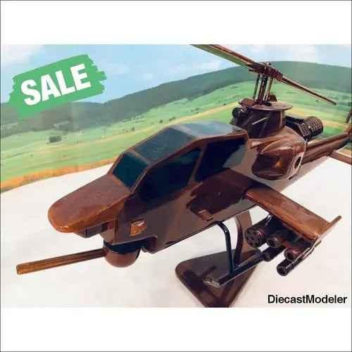AH-64 Apache Helicopter Model Desk top model/display-DiecastModeler.com