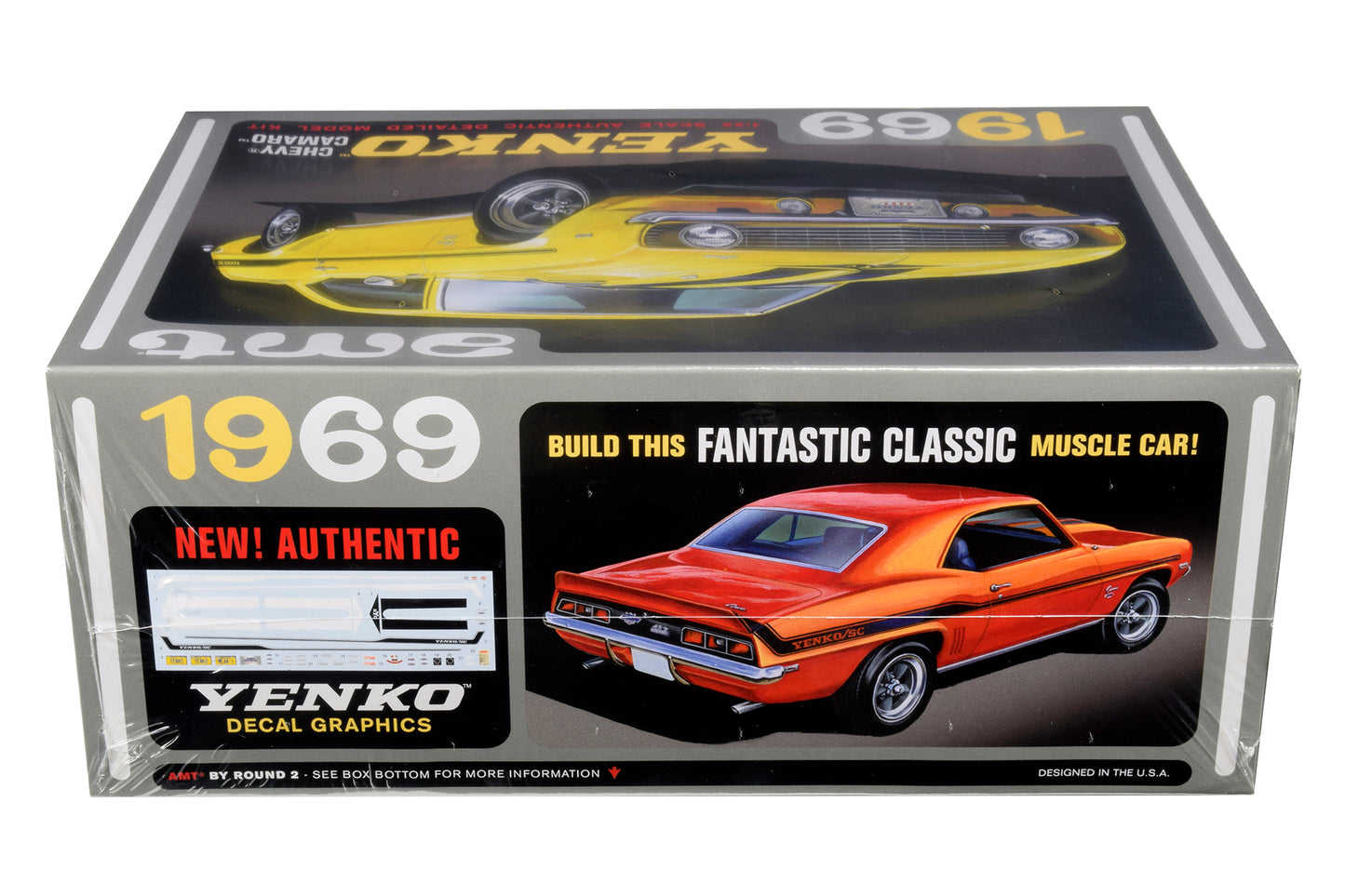 Skill 2 Model Kit 1969 Chevrolet Camaro Yenko 1/25 Scale Model by AMT