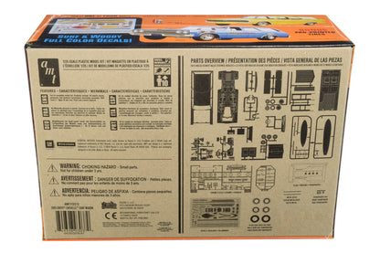 Skill 2 Model Kit 1965 Chevrolet Chevelle "Surf Wagon" with Two Surf Boards 4 in 1 Kit 1/25 Scale Model by AMT