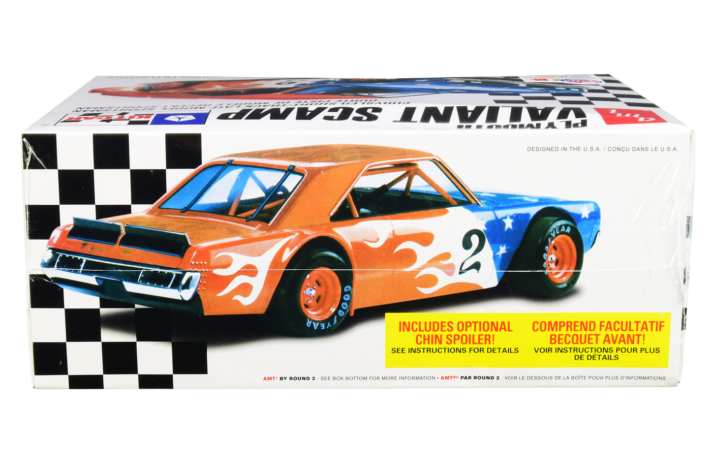 Skill 2 Model Kit Plymouth Valiant Scamp Kit Car 1/25 Scale Model by AMT
