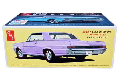 Skill 2 Model Kit 1965 Pontiac GTO 2-in-1 Kit 1/25 Scale Model by AMT-DiecastModeler.com