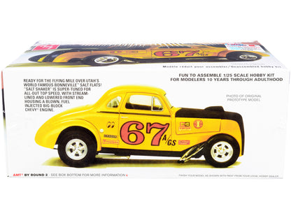 Skill 2 Model Kit 1937 Chevrolet Bonneville Racer "Salt Shaker" 1/25 Scale Model by AMT-DiecastModeler.com