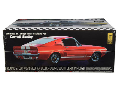 Skill 2 Model Kit 1967 Ford Mustang Shelby GT350 Black 1/25 Scale Model by AMT