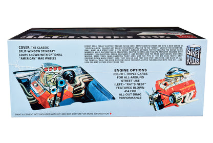 Skill 2 Model Kit 1963 Chevrolet Corvette Stingray 1/25 Scale Model by AMT