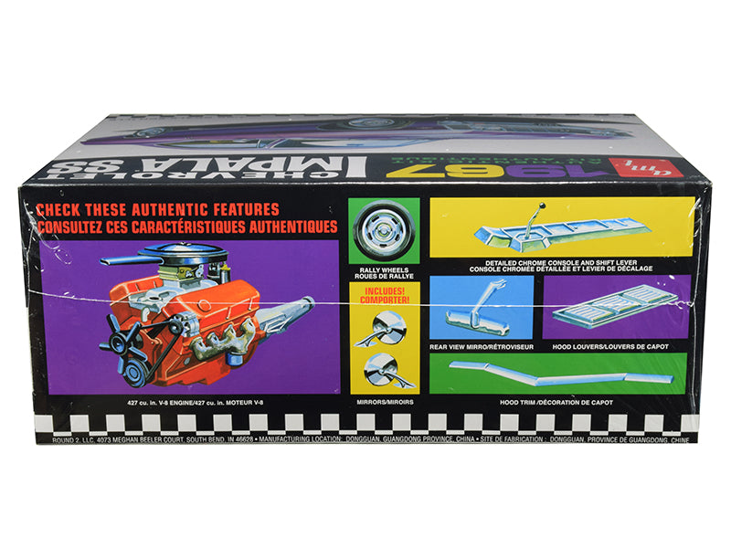 Skill 2 Model Kit 1967 Chevrolet Impala SS 1/25 Scale Model by AMT