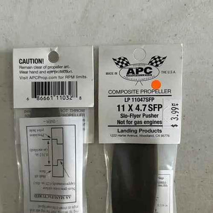 APC 11 x 4.7 Slow Flyer Propeller-DiecastModeler.com
