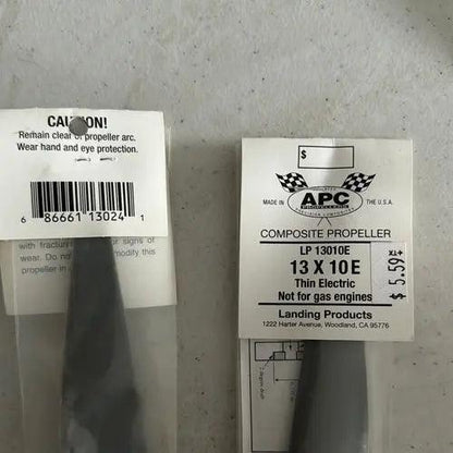 APC - Electric Pattern Propeller, 13 x 10 - LP13010E-DiecastModeler.com
