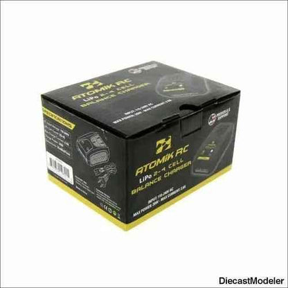 Atomik RC 2-4 Cell LiPo Balance Charger-DiecastModeler.com