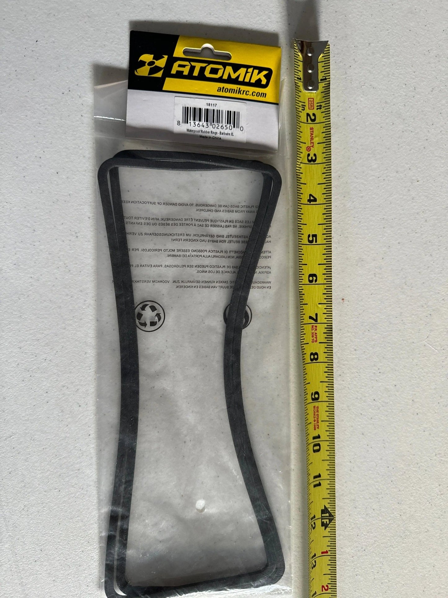 Atomik-Waterproof Rubber Rings for Barbwire XL-DiecastModeler.com