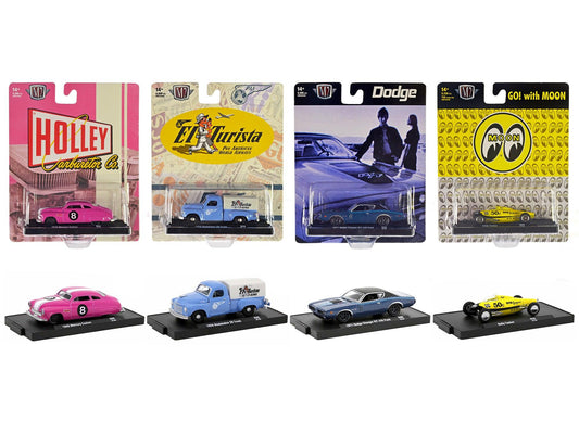 "Auto - Drivers" Set of 4 pieces in Blister Packs Release 99 Limited Edition to 9600 pieces Worldwide 1/64 Diecast Model Cars by M2 Machines - DiecastModeler.com