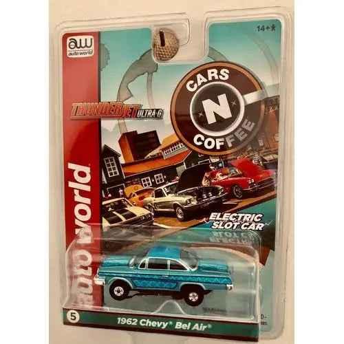 Auto World Thunderjet Ultra-G Cars n Coffee Series R31 1962 Chevy Bel Air-DiecastModeler.com