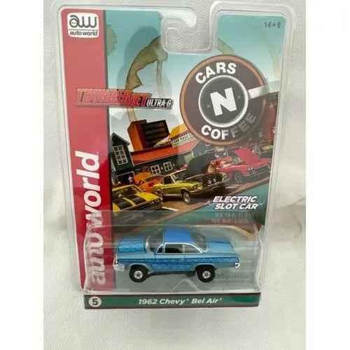Auto World Thunderjet Ultra-G Cars n Coffee Series R31 1962 Chevy Bel Air-DiecastModeler.com