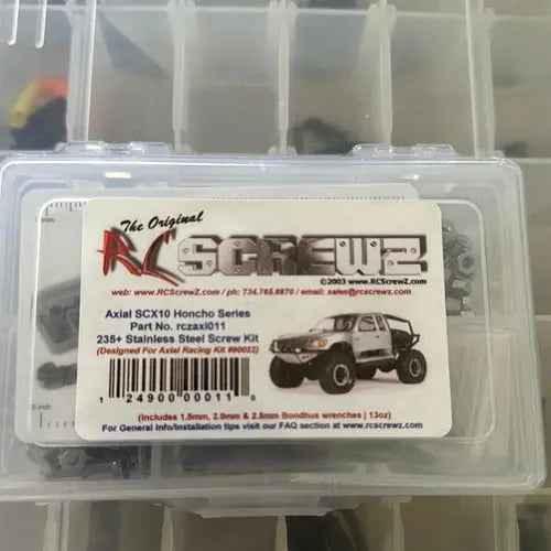 axi011 – Axial SCX10 Honcho RTR Stainless Steel Screw-DiecastModeler.com
