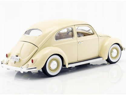 1955 Volkswagen Beetle Kafer Beige 1/18 Diecast Model Car by Bburago