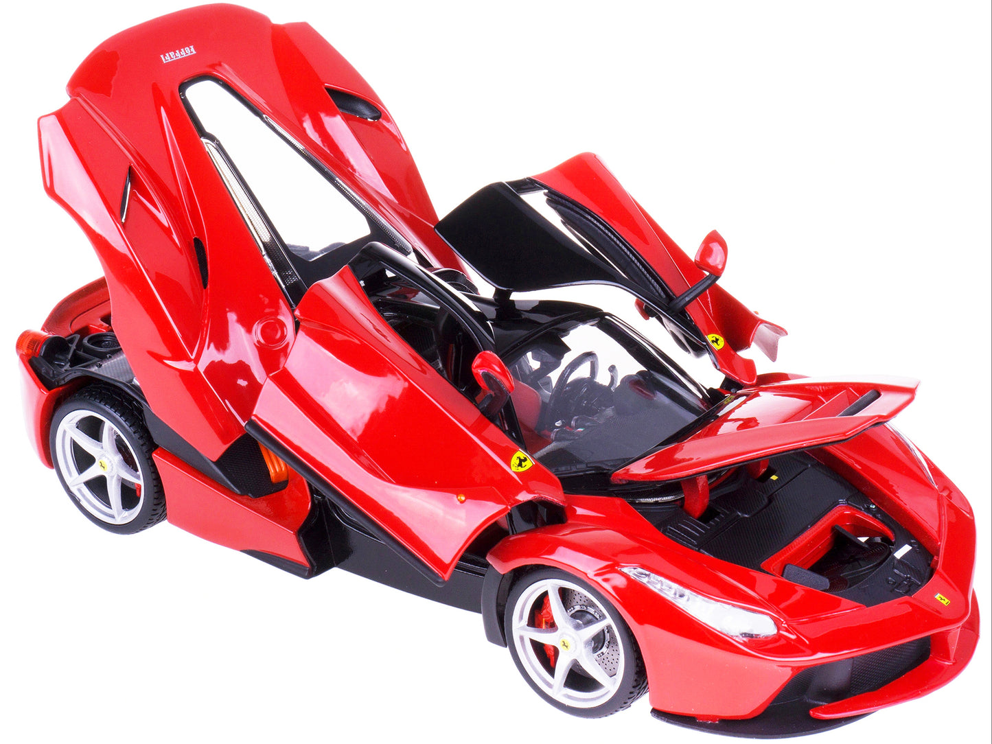 Ferrari LaFerrari F70 Red with Black Top "Signature Series" 1/18 Diecast Model Car by Bburago