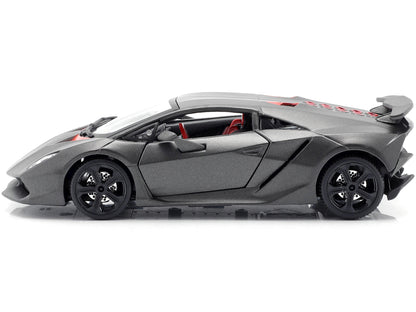 Lamborghini Sesto Elemento Matt Grey 1/24 Diecast Car Model by Bburago