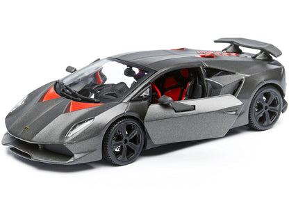 Lamborghini Sesto Elemento Matt Grey 1/24 Diecast Car Model by Bburago