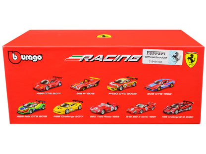 2020 Ferrari 488 Challenge EVO #28 Red with Graphics "Racing" Series 1/43 Diecast Model Car by Bburago