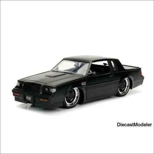 Bigtime Muscles Buick Grand National Hard Top (1987, 1/24 scale Black-Not-Boxed)-DiecastModeler.com