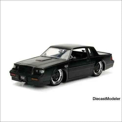 Bigtime Muscles Buick Grand National Hard Top (1987, 1/24 scale Black-Not-Boxed)-DiecastModeler.com