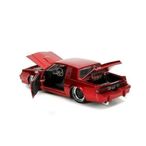 Bigtime Muscles Buick Grand National Hard Top (1987, 1:24 scale car (Red-Boxed)-DiecastModeler.com