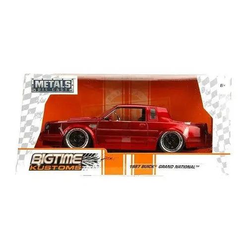 Bigtime Muscles Buick Grand National Hard Top (1987, 1:24 scale car (Red-Boxed)-DiecastModeler.com