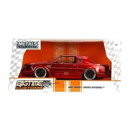 Bigtime Muscles Buick Grand National Hard Top (1987, 1:24 scale car (Red-Boxed)-DiecastModeler.com