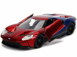 2017 Ford GT "Spider-Man" Theme "Marvel" Series 1/32 Diecast Model Car by Jada