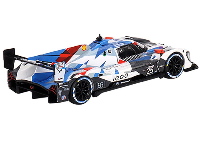 BMW M Hybrid V8 #25 Connor De Phillippi - Sheldon van der Linde - Nick Yelloly "BMW M Team RLL" 2nd Place "12 Hours of Sebring" (2023) Limited Edition to 3960 pieces Worldwide 1/64 Diecast Model Car by Mini GT-DiecastModeler.com