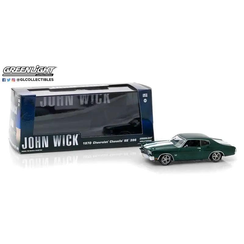 Case of Greenlight Hollywood - John Wick 1970 Chevrolet® Chevelle® SS™ 396 - 1/43-DiecastModeler.com