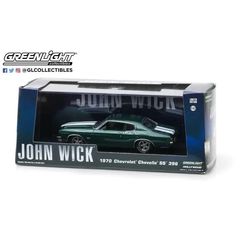 Case of Greenlight Hollywood - John Wick 1970 Chevrolet® Chevelle® SS™ 396 - 1/43-DiecastModeler.com