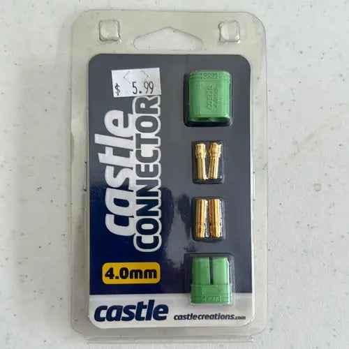 Castle Creations 4mm Polarized Bullet Connector Set-DiecastModeler.com