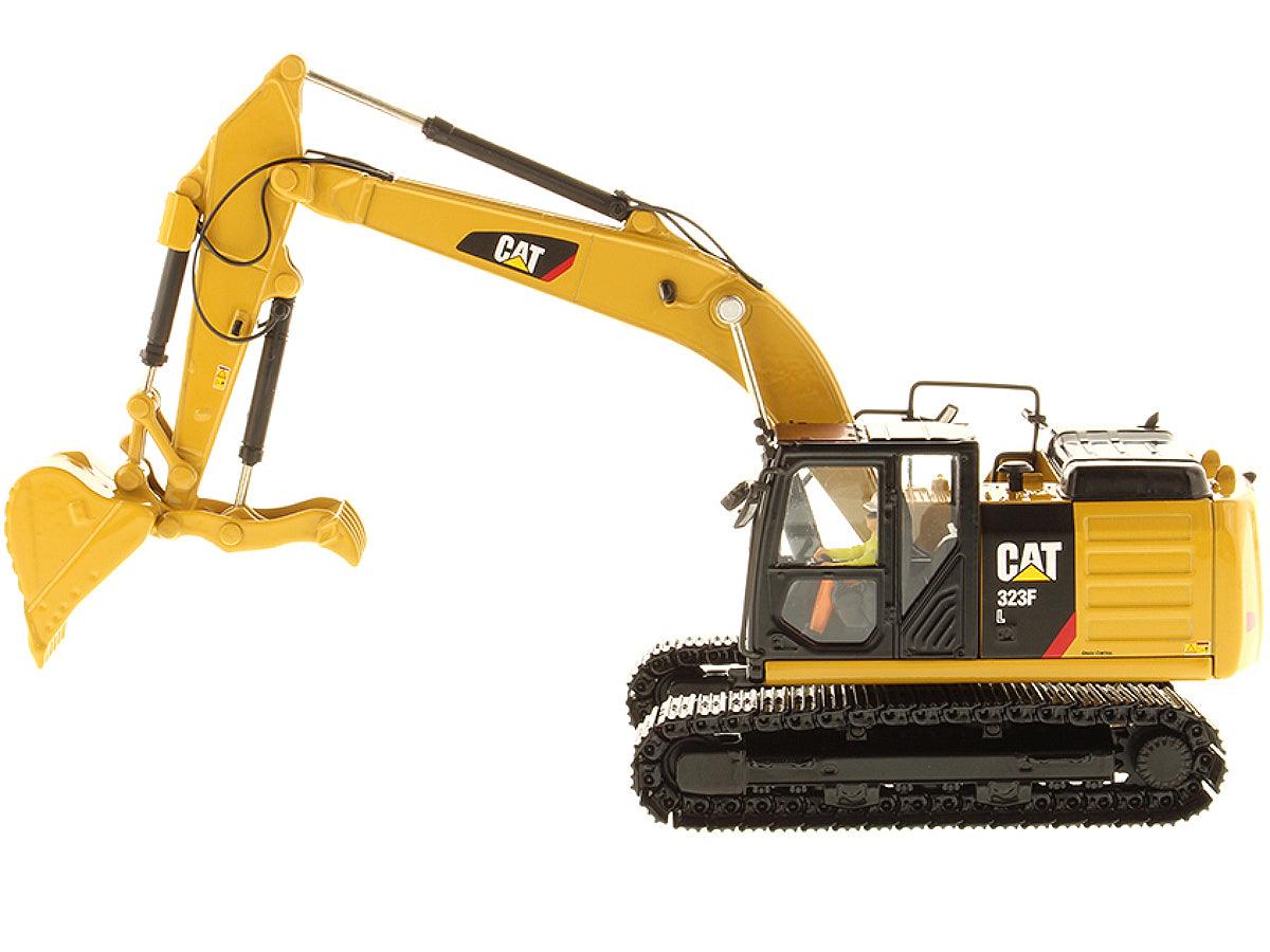 CAT Caterpillar 323F L Hydraulic Excavator with Thumb and Operator "Core Classics Series" 1/50 Diecast Model by Diecast Masters-DiecastModeler.com