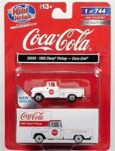 Classic Metal Works 1955 Chevy Pickup (Coca Cola) 1:87 HO Scale-DiecastModeler.com