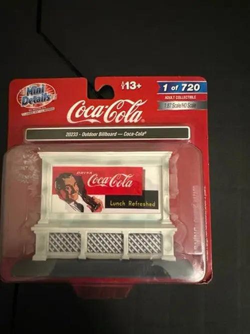 Classic Metal Works Billboard (Coca-Cola) 1:87 HO Scale-DiecastModeler.com