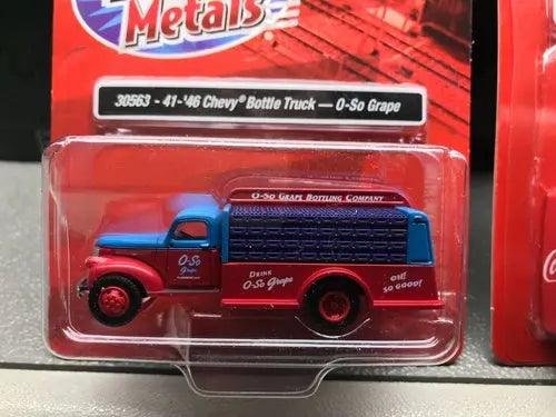 CMW - 1941-1946 Chevy Bottle Truck (O-So Grape) 1:87 HO Scale-DiecastModeler.com