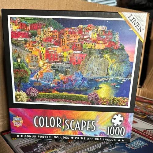 Colorscapes Linen - Evening Glow - 1000 Pcs Jigsaw Puzzle-DiecastModeler.com