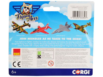 Supermarine Spitfire Fighter Aircraft "RAF" "Flying Aces" Series Diecast Model by Corgi