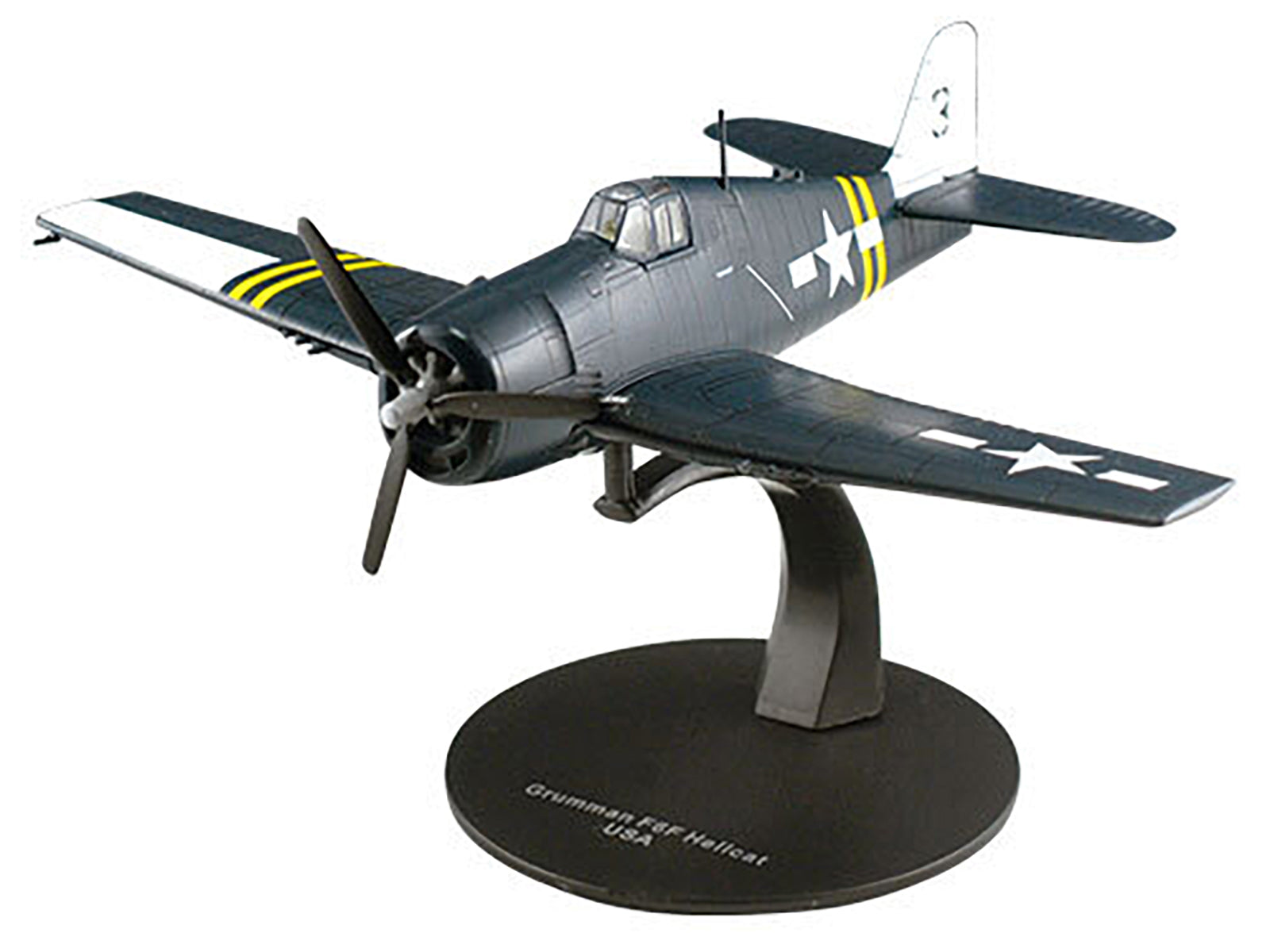 Grumman F6F Hellcat Fighter Aircraft "United States Navy" 1/72 Diecast Model by DeAgostini-DiecastModeler.com