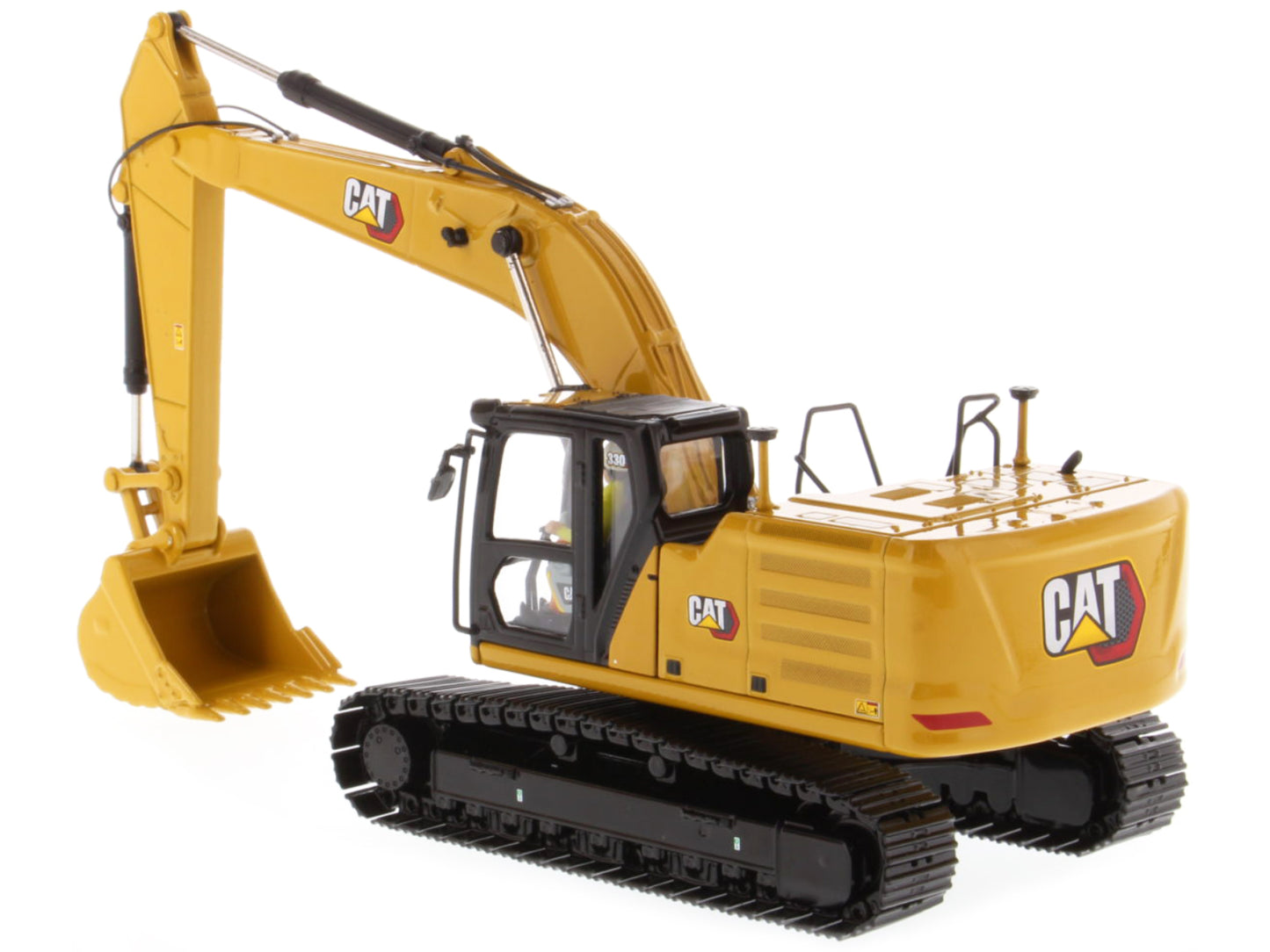 Cat Caterpillar 330 Hydraulic Excavator Next Generation with Operator "High Line Series" 1/50 Diecast Model by Diecast Masters